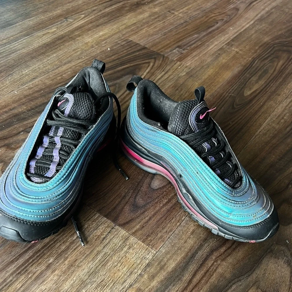 Nike Air Max 97 GS Throwback Future Purple Black BQ7230-001 Size 5Y
